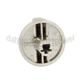 Foto van Pelgrim Knop Draaiknop, grijs OVM506MAT, MAC524MAT, OVS524RVS 
