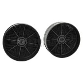 Foto van Pelgrim Filter Koolstoffilter, 2 stuks PSK625RVS, PSK925RVS 