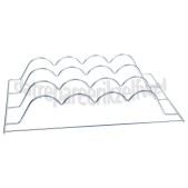 Foto van Bosch Flessenrek Metaal, 47,3x30x5cm. KIV34X20, KI24RV30, KIR18S80 