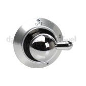 Foto van Knop Ilve G3401008, RVS/zwart, gasknop G340/10/08, VPNR93AN, P80MP 