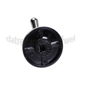 Foto van Knop Ilve G3610008, Chroom/Zwart, 504-7 temperatuurknop G361/00/08, 9660CNMP, P120SG, PE60NMP 