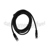Foto van ACT UTP/Netwerk kabel UTP CAT6 Netwerkkabel, RJ45 Male - RJ45 Male Zwart, Full Copper, AWG24, Gold Plated, 2 meter 