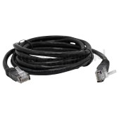 Foto van ACT UTP/Netwerk kabel UTP CAT6 Netwerkkabel, RJ45 Male - RJ45 Male Zwart, Full Copper, AWG24, Gold Plated, 2 meter 