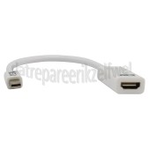 Foto van ACT Displayport Kabel Mini DisplayPort Male - HDMI Female Verloopkabel 0,15 meter 