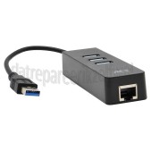 Foto van ACT Hub 3 Poorts USB Hub met Gigabit netwerkpoort USB 3.1 Gen1 