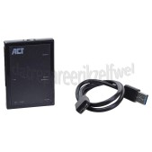 Foto van ACT Kaartlezer Externe Multi Cardreader USB 3.1 Zwart 
