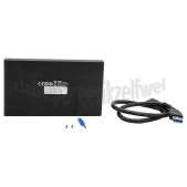 Foto van ACT Behuizing 2,5"" SATA HDD/SDD Aluminium behuizing USB 3.1 Gen1 