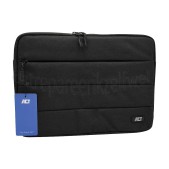 Foto van ACT Tas City Sleeve, Zwart Geschikt voor notebooks tot 14.1 inch 