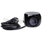Foto van ACT Tafelcontactdoos Stekkerdoos Kubusvormig, 1,5m 3-voudig incl. 3 USB poorten 