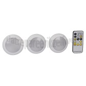 Foto van Calex Ledlamp Spot On Pucklights, 3 stuks 8 Lumen, 2700-6500K 