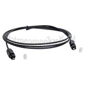 Foto van ACT Optische Kabel Toslink Male - Toslink Male SPDIF 1.2 Meter, Vergulde Toslink pin 