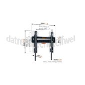 Foto van Vogel's Muursteun Fixed Small TVM3205 Zwart 19 tot 50 inch 