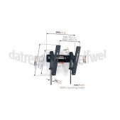Foto van Vogel's Muursteun Tilt Small TVM3215 Zwart 19 tot 43 inch 
