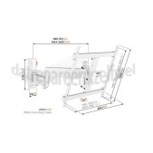 Foto van Vogel's Muursteun Full Motion+ Medium TVM3445 Wit 32 tot 65 inch 