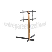 Foto van Vogel's Standaard Vloerstandaard Eiken Zwart TVS3695 40 tot 77 inch 