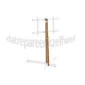 Foto van Vogel's Standaard Vloerstandaard Eiken Wit TVS3695 40 tot 77 inch 