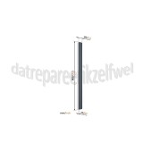 Foto van Vogel's Kabelgoot Kabelgoot Zwart TVA6000 4 kabels, 80cm 