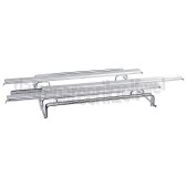 Foto van Bosch Rail Telescopische rails, links HBA23BN61, HB65GB540F, HB11AB520 