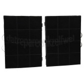 Foto van Bosch Filter Koolstoffilter, 2 stuks LC70650, LC70950, DKE675A 