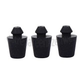 Foto van Inventum Dopje Onder glasplaat, 3 stuks VFG6020GRVS, VFG6008WIT, VFG6034WGRVS 