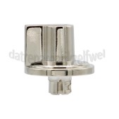Foto van Smeg Knop Chroom, met vleugel SF6101VB, SF4101MS, SO6100S2N 