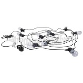 Foto van Calex Gloeilamp Lichtsnoer 10 lamps, RGB, 10 meter snoer 3,6W IP44 