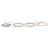 Foto van Bialetti Filter 2 Kops, 3 Afdichtingen Moka Express, New Dama 