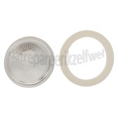 Foto van Bialetti Filter 2 Kops, 3 Afdichtingen Moka Express, New Dama 