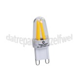 Foto van Vintage LedLight Ledlamp LED G9 filament helder CRI85 Dimbaar, 2W, 2700K, 16x46.5mm 