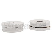 Foto van Alecto Rookmelder Alarmsignaal 85dB, Optisch, 2 stuks, Wit Incl. 9V batterij, met time-out functie 