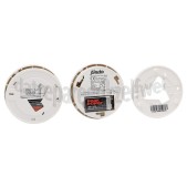 Foto van Alecto Rookmelder Alarmsignaal 85dB, Optisch, 2 stuks, Wit Incl. 9V batterij, met time-out functie 