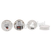Foto van Alecto Rookmelder Alarmsignaal 85dB, Optisch, 3 stuks, Wit Incl. 9V batterij, met time-out functie 