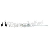 Foto van Zanussi Deurgreep Compleet, zwart ZS8453WF, ZWF8420BD, EW2F6814SS 
