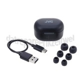 Foto van JVC Hoofdtelefoon Compact True Wireless, Zwart Noise Cancelling 