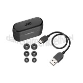 Foto van JVC Hoofdtelefoon Powerful Sound, True Wireless, Zwart Waterbestendig IPX5 