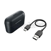 Foto van JVC Hoofdtelefoon Earbuds, True Wireless, Zwart Regenbestendig IPX4 