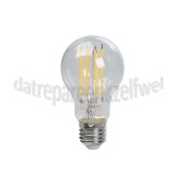 Foto van Calex Ledlamp Filament Standaardlamp 240V 7,5 Watt 806 Lumen 2700K E27 A60 Helder Dimbaar 