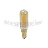Foto van Calex Ledlamp LED Volglas Filament Buismodel E14 3,5W 250Lm 240V 2100K Dimbaar 