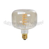 Foto van Calex Ledlamp Filament LED Rondo, Amber E27 Dimbaar 4W 2000K 
