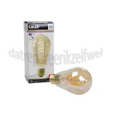 Foto van Calex Ledlamp Filament LED Rustieklamp ST64 E27 Goud Dimbaar 3,8W 250lm 