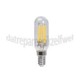 Foto van Calex Ledlamp Filament Buismodel lamp 4,5 Watt 470 Lumen 2700K E14 T45L Dimbaar 