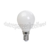 Foto van Calex Ledlamp Filament Kogellamp 4,5W 470 Lumen 2700K E14 P45 Softline Dimbaar 