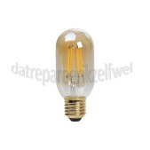Foto van Calex Ledlamp Filament Buismodel lamp 3,5W 250 Lumen 2100K E27 T45L Dimbaar 