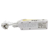 Foto van Q-Link Tafelcontactdoos 3x 1.5mm2 1.5 Meter Wit 2x Eurostekker, 2 Voudig Randaarde 