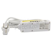 Foto van Q-Link Tafelcontactdoos 3x 1.5mm 3 Meter Wit 3 Voudig Randaarde 