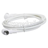 Foto van Antenne Kabel Coax, Haaks, IEC Male - IEC Contra Female 1.5 Meter, Dubbel afgeschermd, 9.5mm 