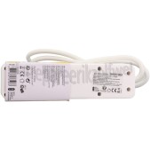 Foto van Q-Link Tafelcontactdoos 3x 1.5mm2 1.5 Meter Wit 3 Voudig Schakelaar 