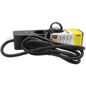 Foto van Q-Link Tafelcontactdoos 3x 1.5mm2 1.5 meter zwart 3 voudig met randaarde en schakelaar 