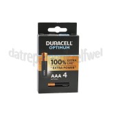 Foto van Duracell Batterij AAA Alkaline Optimum, Blister 4 stuks 