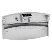 Foto van Deurgreep Breed, 10cm, metallic grijze plastic greep LAV74640, LAV75747 